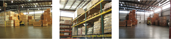 MES Houston Warehouse for JIT shipping of manufactured goods.